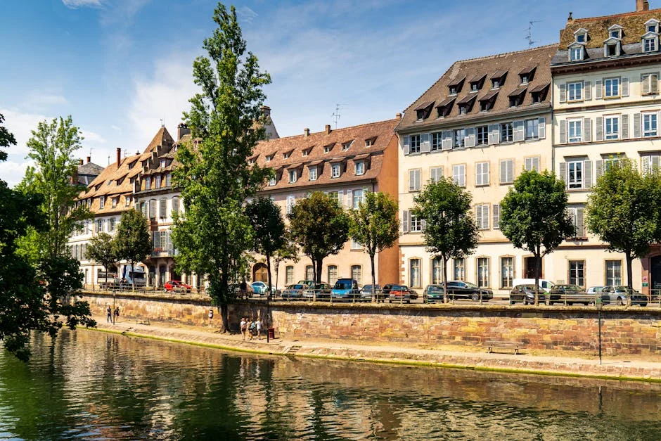 Strasbourg Grande Ile neighborhood in Alsace