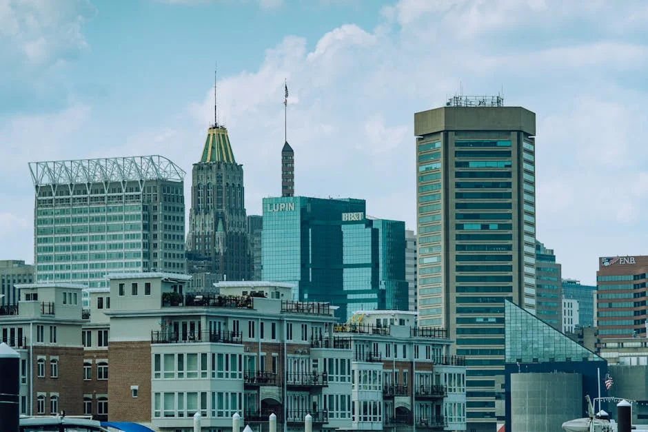 Inner Harbor neighborhood in Baltimore