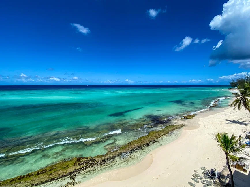 St. Lawrence Gap neighborhood in Barbados