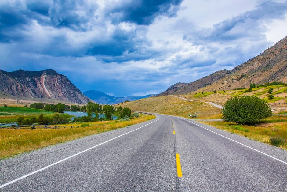 Gallatin Canyon neighborhood in Big Sky, Montana