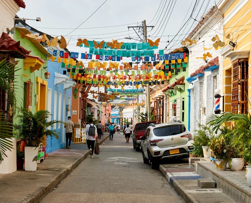 Getsemani neighborhood in Cartagena