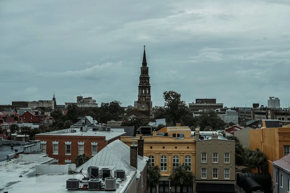 Upper King Street neighborhood in Charleston, SC