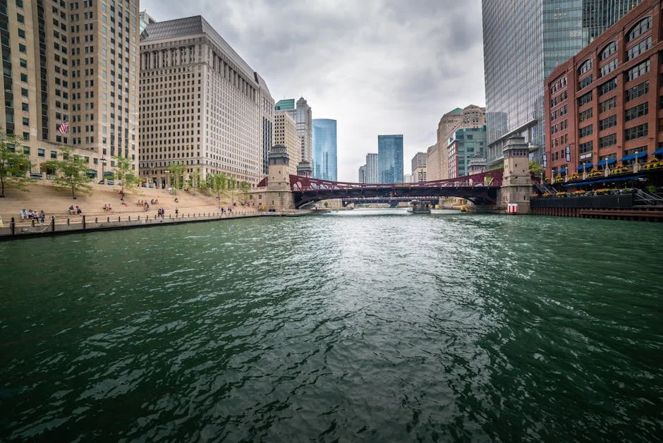 River North neighborhood in Chicago