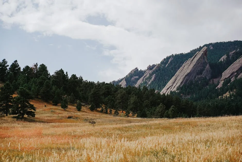 Boulder neighborhood in Colorado
