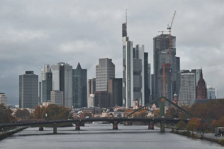 Westend neighborhood in Frankfurt