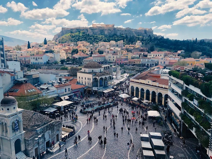 Athens: Monastiraki and Plaka neighborhood in Greece