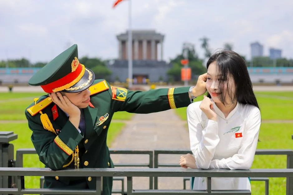 Ba Dinh neighborhood in Hanoi