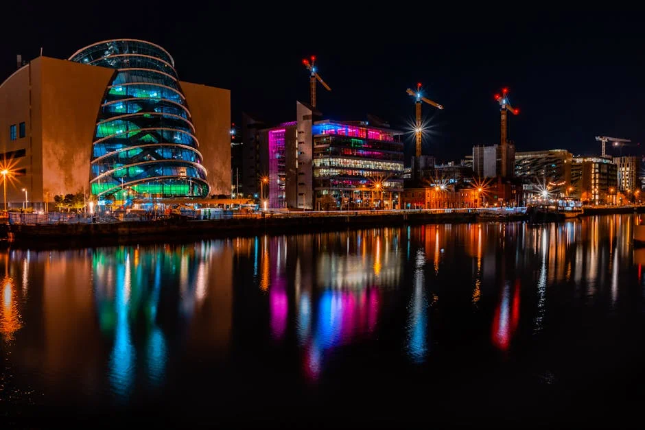 Dublin Docklands neighborhood in Ireland