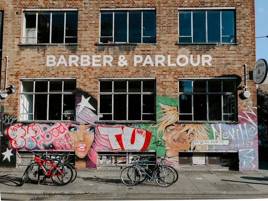 Shoreditch neighborhood in London