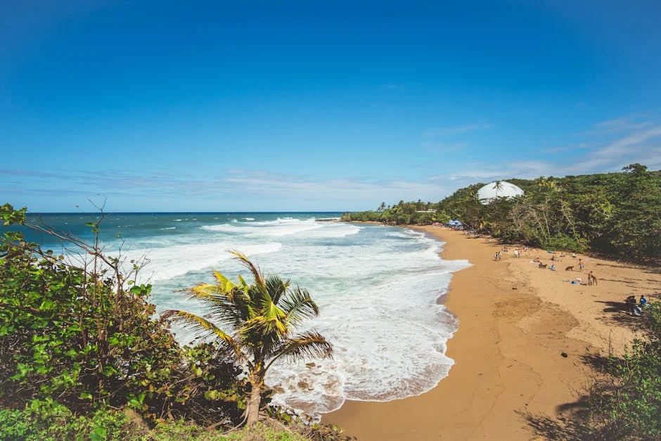 Punta Higuero (Lighthouse Point) neighborhood in Rincon, Puerto Rico