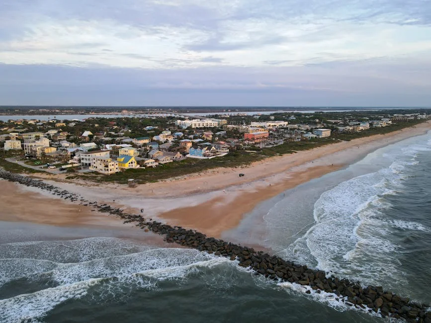 Vilano Beach neighborhood in St. Augustine