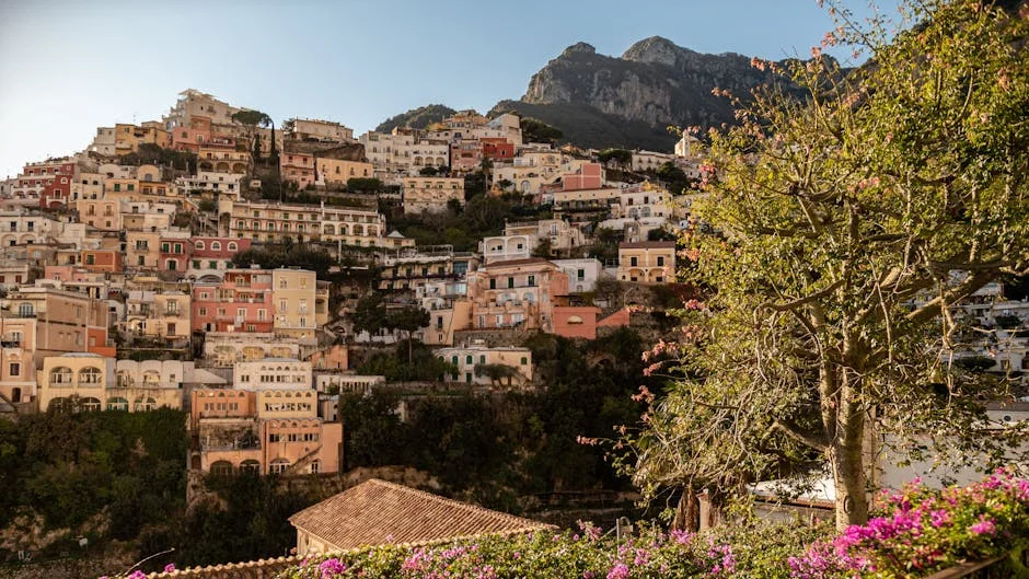 Positano neighborhood in Amalfi Coast