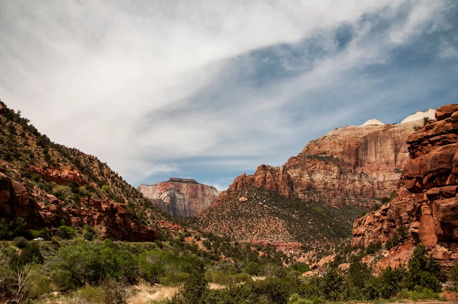 Springdale neighborhood in Zion National Park