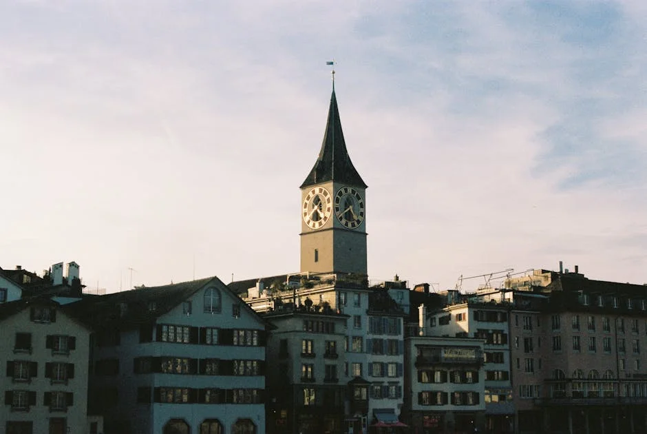Niederdorf (Old Town) neighborhood in Zurich, Switzerland